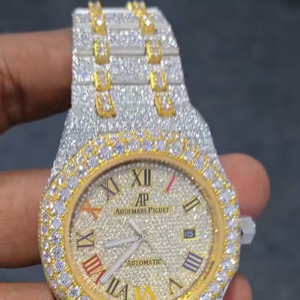 Audemars Piguet Silver and Gold Watch